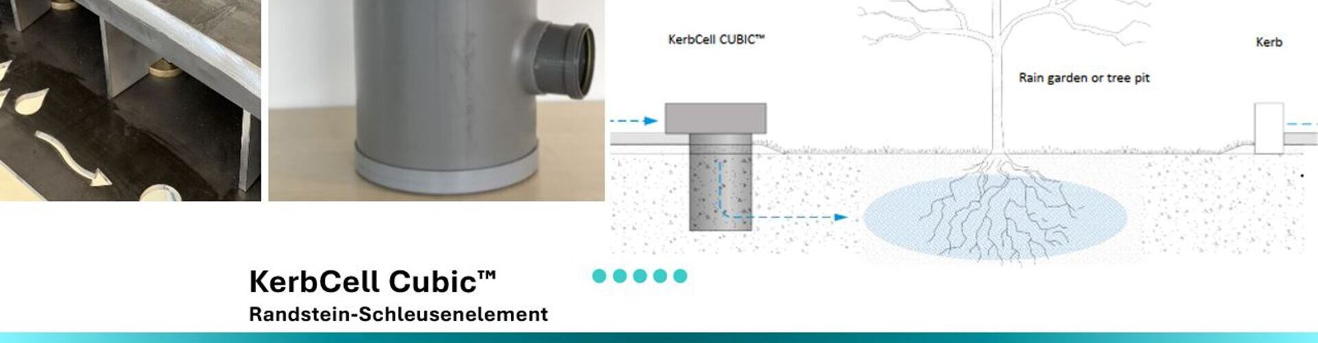 KerbCell Cubic Randstein Schleusenelement