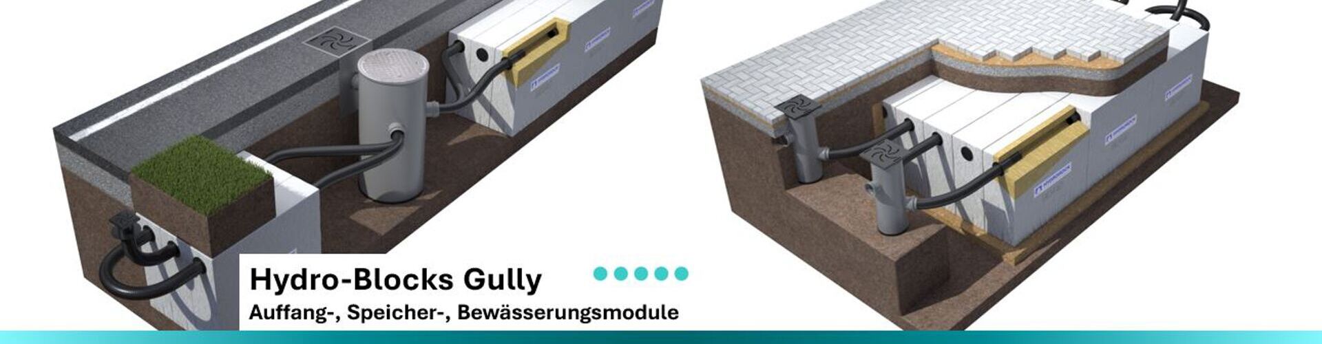 Hydro-Block Gully Wasserspeicherelement