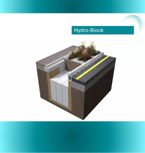 Hydro-Block Versickerung Pflanzfläche